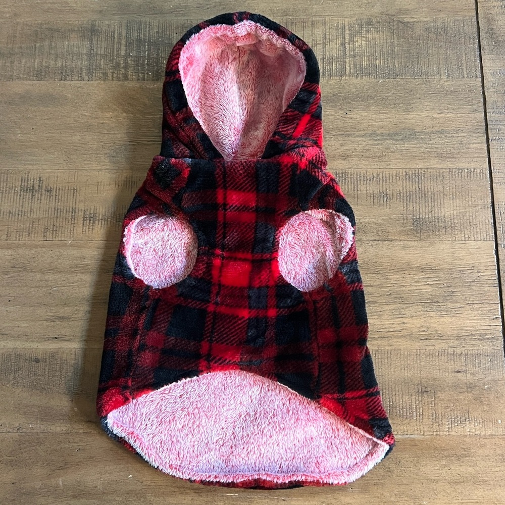 TOP PAW SC15 Plaid Fuzzy Fleece
